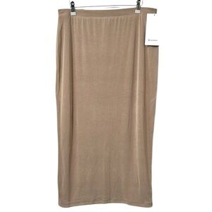 Lululemon Drapey Softstreme Column Midi Skirt Size XL